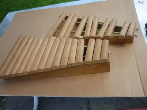 Antique maple xylophone
