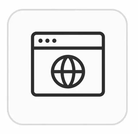 Web page icon